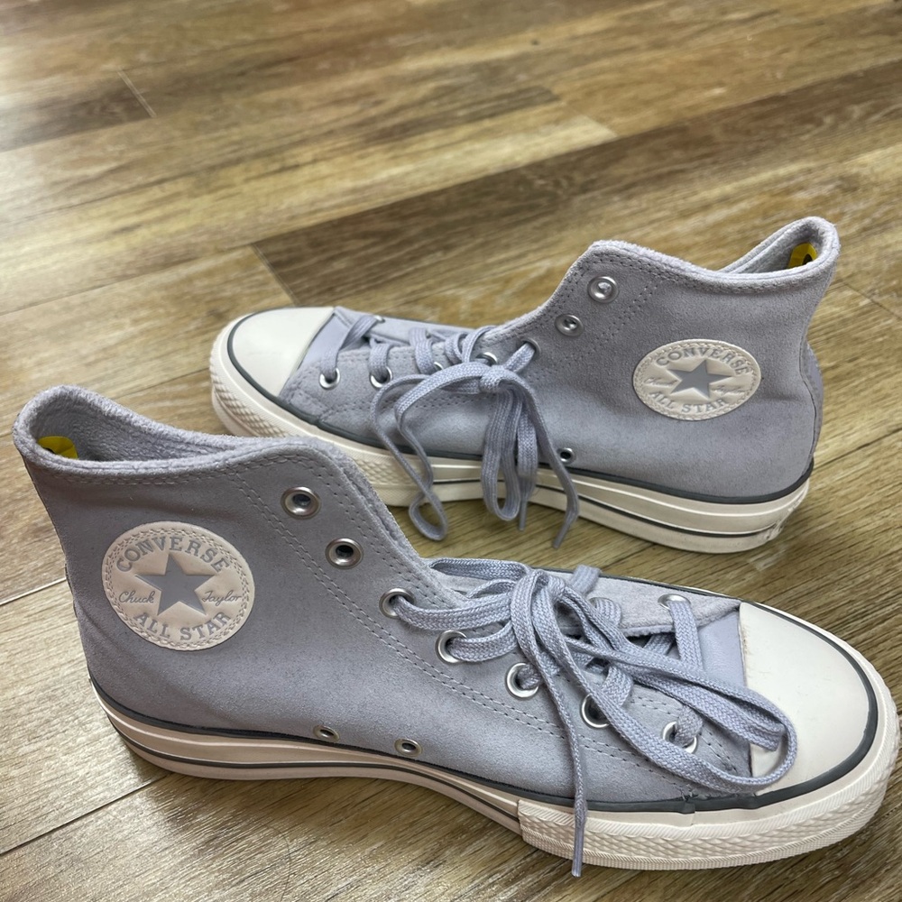 Converse Dove Grey Lavender Shoes
